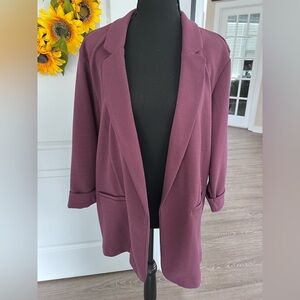 Women's Purple Blazer